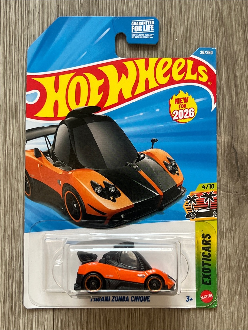Pagani Zonda Cinque Hot Wheels